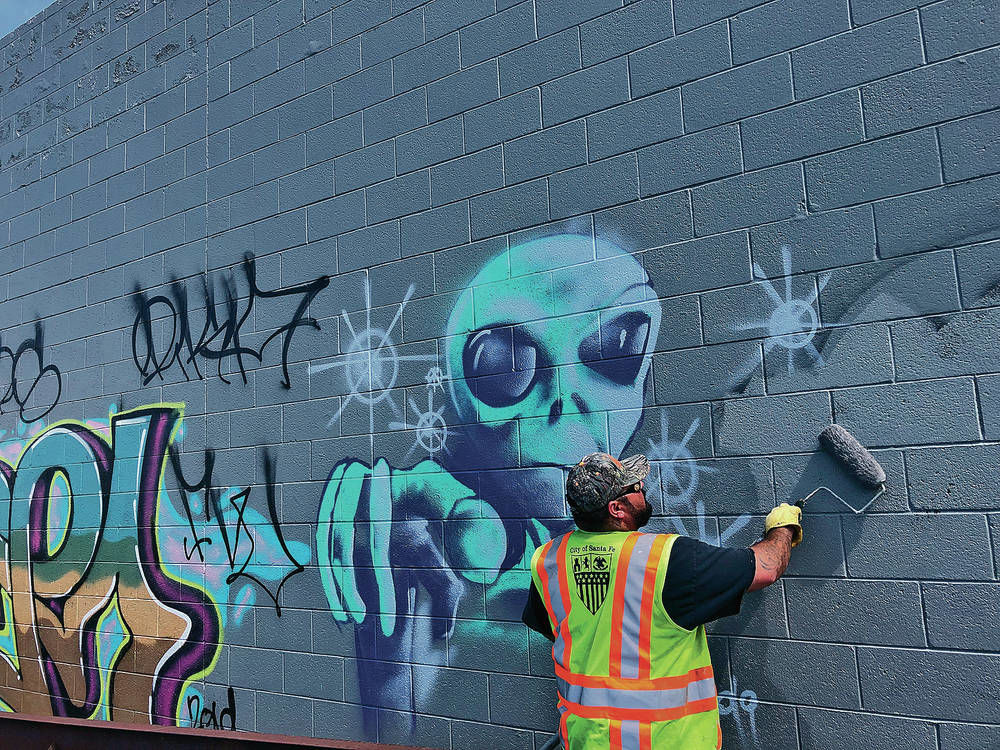Santa Fe struggles to stem graffiti vandals